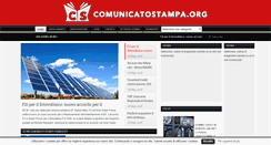 Desktop Screenshot of comunicatostampa.org